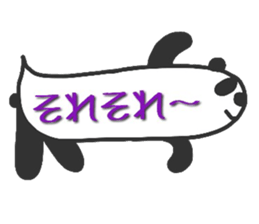 Fushupan of surreal panda. sticker #2634462