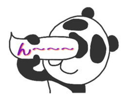 Fushupan of surreal panda. sticker #2634477