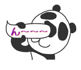 Fushupan of surreal panda. sticker #2634477