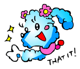 Poodle the Dog sticker #2634726