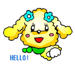 Poodle the Dog sticker #2634730