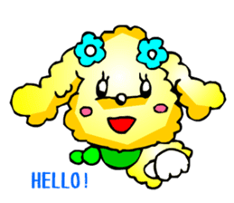 Poodle the Dog sticker #2634730