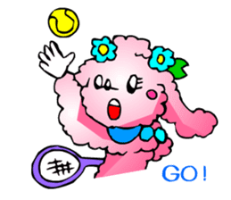 Poodle the Dog sticker #2634731