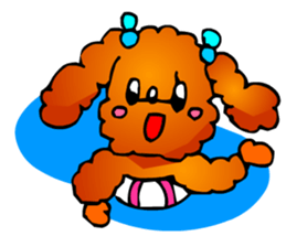 Poodle the Dog sticker #2634734