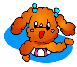 Poodle the Dog sticker #2634734