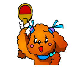Poodle the Dog sticker #2634736