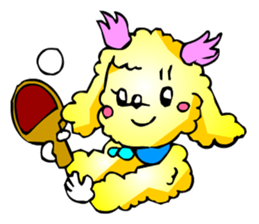 Poodle the Dog sticker #2634738