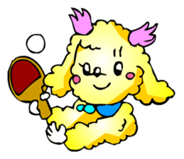 Poodle the Dog sticker #2634738