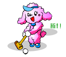 Poodle the Dog sticker #2634742