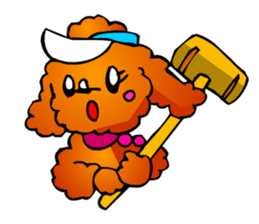 Poodle the Dog sticker #2634743