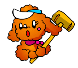 Poodle the Dog sticker #2634743
