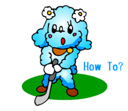 Poodle the Dog sticker #2634745