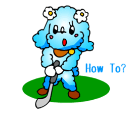 Poodle the Dog sticker #2634745