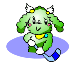 Poodle the Dog sticker #2634746