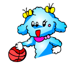 Poodle the Dog sticker #2634748