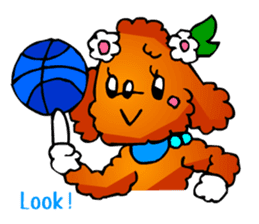 Poodle the Dog sticker #2634749