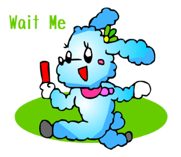 Poodle the Dog sticker #2634752