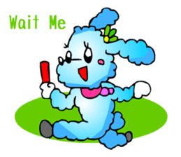 Poodle the Dog sticker #2634752