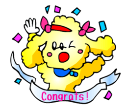 Poodle the Dog sticker #2634753