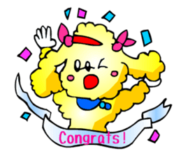 Poodle the Dog sticker #2634753