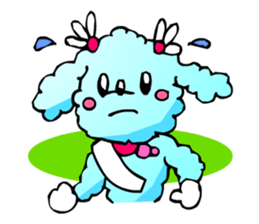 Poodle the Dog sticker #2634754