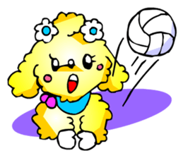 Poodle the Dog sticker #2634759