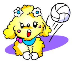 Poodle the Dog sticker #2634759