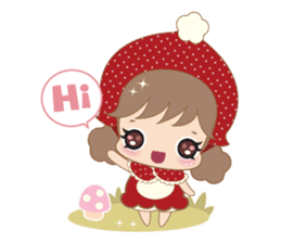 Cherry and Wolffy sticker #2635051