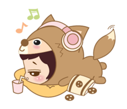 Cherry and Wolffy sticker #2635052