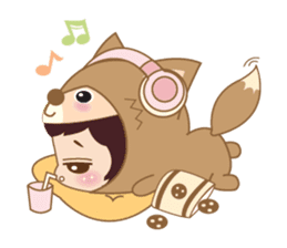 Cherry and Wolffy sticker #2635052