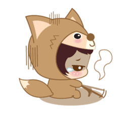 Cherry and Wolffy sticker #2635073