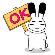 Hotot Rabbit Quan-Quan sticker #2635573