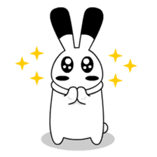 Hotot Rabbit Quan-Quan sticker #2635588