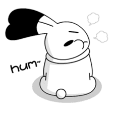 Hotot Rabbit Quan-Quan sticker #2635593