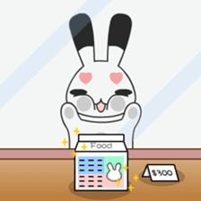 Hotot Rabbit Quan-Quan sticker #2635597