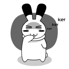 Hotot Rabbit Quan-Quan sticker #2635600