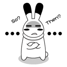 Hotot Rabbit Quan-Quan sticker #2635603