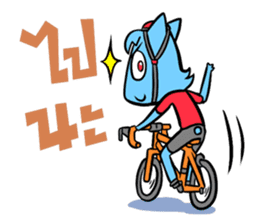 Cycling Cat by ROGER I.S. sticker #2635620