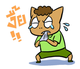 Cycling Cat by ROGER I.S. sticker #2635627