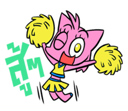 Cycling Cat by ROGER I.S. sticker #2635632