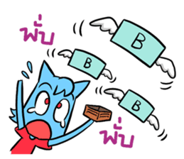 Cycling Cat by ROGER I.S. sticker #2635633