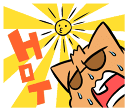 Cycling Cat by ROGER I.S. sticker #2635642