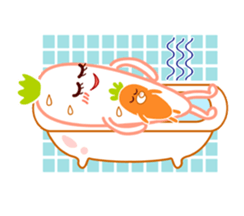 Cute Radish Family. sticker #2636181