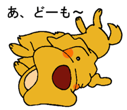 Gorgeous Golden Retriever 'MARIA' sticker #2636695