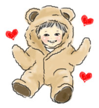 baby's day sticker #2637470