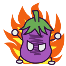 A Lazy Eggplant sticker #2637825