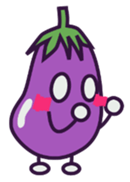 A Lazy Eggplant sticker #2637830