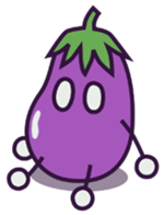 A Lazy Eggplant sticker #2637831