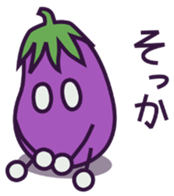 A Lazy Eggplant sticker #2637832