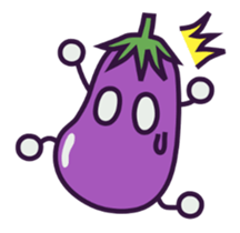 A Lazy Eggplant sticker #2637837